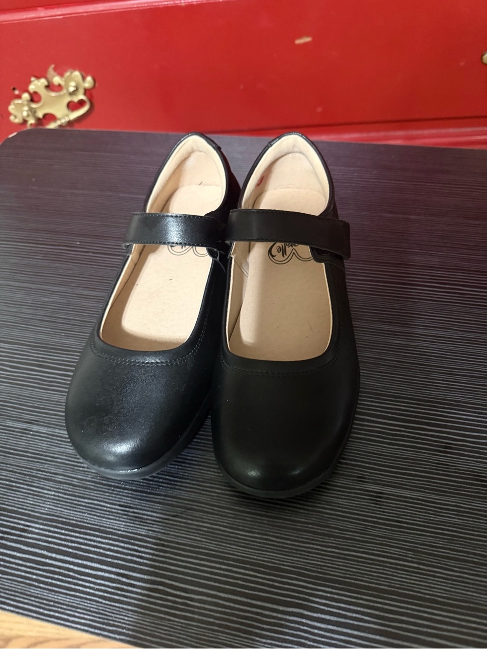 Girls Black Mary Jane School Shoes - Classic Strap